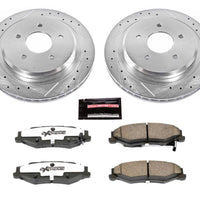 PowerStop Power Stop 04-09 Cadillac XLR Rear Z26 Street Warrior Brake Kit