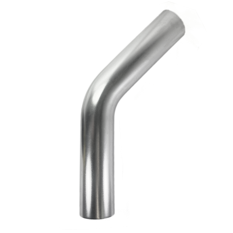 Ticon Industries 2.5in Aluminum 6061 45 Deg Mandrel Bend - 1.5D Radius