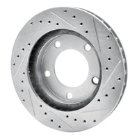 R1 Concepts R1 74-80 InternatIonal SCOUT II Front Left Drilled & Slotted Silver Brake Rotor