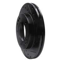 R1 Concepts R1 95-02 Kia Sportage (USA/Canada) Front Right Drilled & Slotted Black Brake Rotor