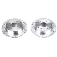 PowerStop Power Stop 98-99 Acura CL Rear Evolution Drilled & Slotted Rotors - Pair