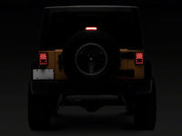 Raxiom 07-18 Jeep Wrangler JK Axial Series LED Tail Lights- Black Housing (Clear Lens)