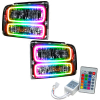 ORACLE Lighting Oracle 05-07 Ford F-250/350 SMD HL - Chrome - ColorSHIFT w/ Simple Controller