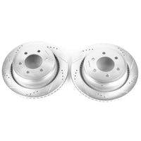 PowerStop Power Stop 12-18 Ford F-150 Rear Evolution Drilled & Slotted Rotors - Pair