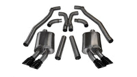 CORSA Performance Corsa 2012-2015 Chevrolet Camaro Coupe ZL1 6.2L V8 Black Sport Cat-Back + XO Exhaust