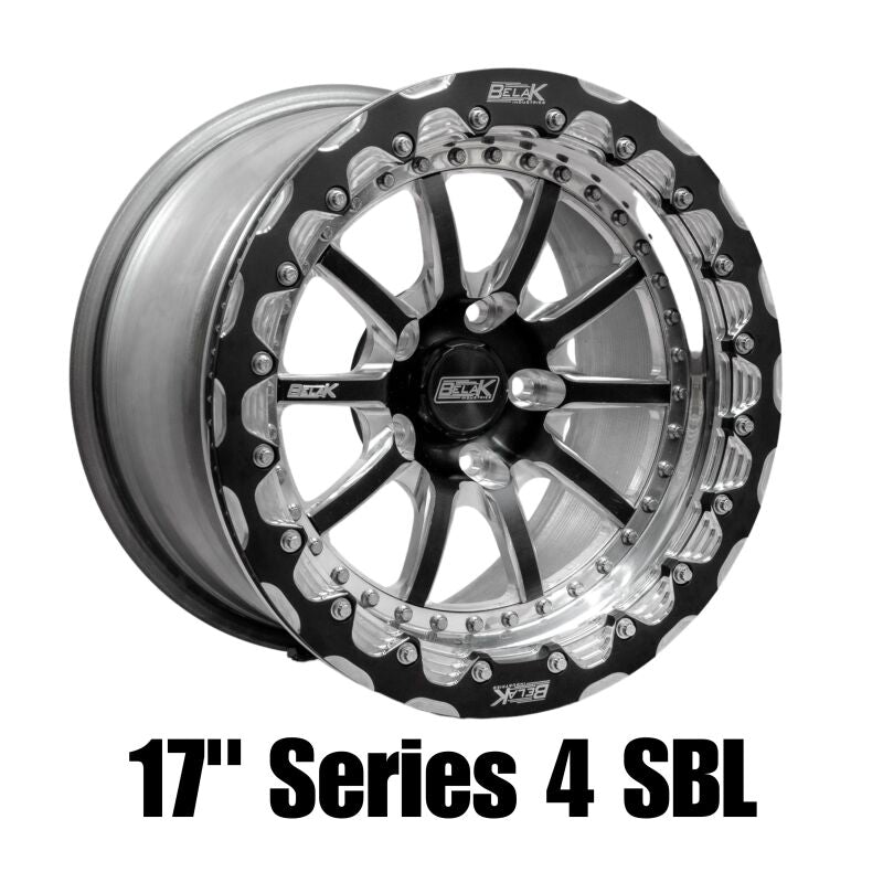 Belak Wheels Belak 17x11 / 6.25in BS / 5x114.3 BP / High Pad / Series 4 Wheel - Single Beadlock