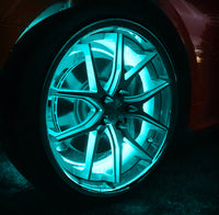 ORACLE Lighting Oracle LED Illuminated Wheel Rings - Aqua