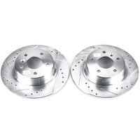 PowerStop Power Stop 99-04 Land Rover Discovery Rear Evolution Drilled & Slotted Rotors - Pair