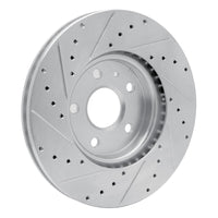 R1 Concepts R1 10-25 Buick ALLURE Front Right Drilled & Slotted Silver Brake Rotor