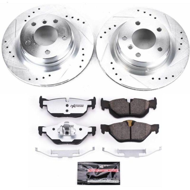 PowerStop Power Stop 11-13 BMW 328i Rear Z26 Street Warrior Brake Kit