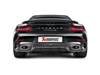 Akrapovic 14-15 Porsche 911 Turbo/Turbo S (991) Slip-On Line (Titanium) w/ Carbon Titanium Tips
