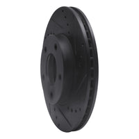 R1 Concepts R1 01-07 Ford Escape Front Right Drilled & Slotted Black Brake Rotor