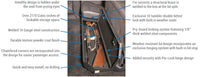 Tuffy Products Tuffy Ford F250 & F350 Superduty Underseat Lockbox W/ Keyed Lock