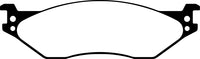 EBC 05-16 Ford F-450/F-550 Bluestuff Front Brake Pads
