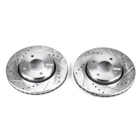 PowerStop Power Stop 00-04 Volvo S40 Front Evolution Drilled & Slotted Rotors - Pair