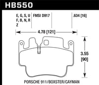 Hawk Performance Hawk Porsche HPS Street Front Brake Pads