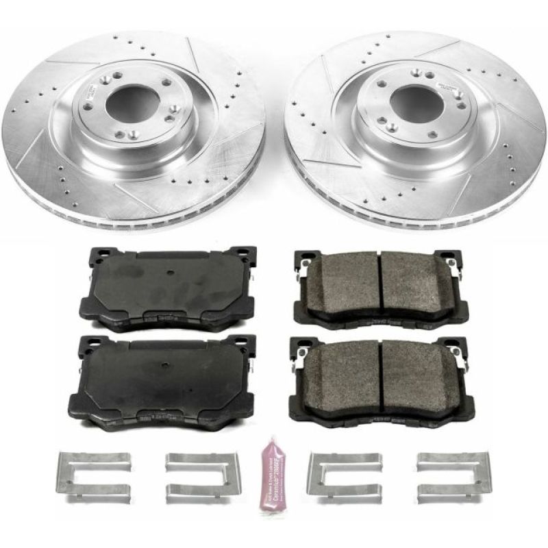 PowerStop Power Stop 15-16 Hyundai Genesis Front Z23 Evolution Sport Brake Kit