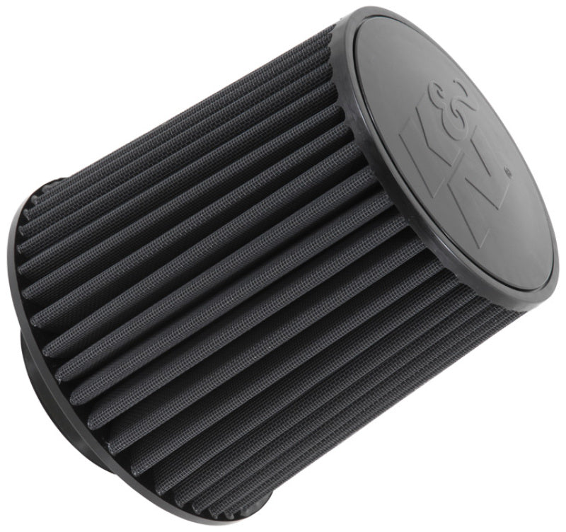 K&N Engineering K&N Universal Rubber Filter-Round Tapered 4in Flange ID x 8in Base OD x 6.625in Top OD x 8in H
