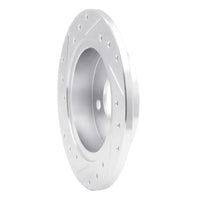 R1 Concepts R1 91-98 Saturn SC1 Rear Right Drilled & Slotted Silver Brake Rotor