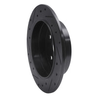 R1 Concepts R1 94-98 Mercedes-Benz C220 Rear Right Drilled & Slotted Black Brake Rotor