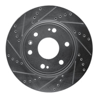 R1 Concepts R1 09-20 Chevrolet TAHOE Front Left Drilled & Slotted Silver Brake Rotor