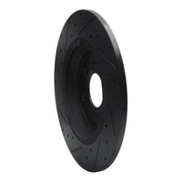 R1 Concepts R1 11-15 VPG MV-1 Rear Right Drilled & Slotted Black Brake Rotor