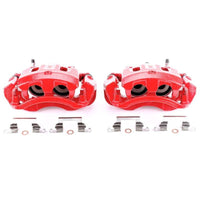 PowerStop Power Stop 00-05 Ford Excursion Rear Red Calipers w/Brackets - Pair