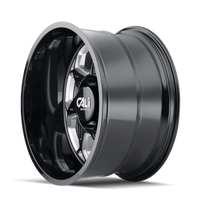 Cali Off-Road 9111 Sevenfold 20x12 / 6x139.7 BP / -51mm Offset / 106mm Hub Gloss Black Milled Wheel