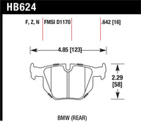 Hawk Performance Hawk 2006-2006 BMW 330i HPS 5.0 Rear Brake Pads