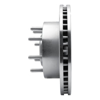 R1 Concepts R1 06-12 Ford F-250 2WD (Super Duty) Front Left Drilled & Slotted Silver Brake Rotor