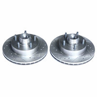 PowerStop Power Stop 98-00 Ford Ranger Front Evolution Drilled & Slotted Rotors - Pair