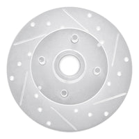 R1 Concepts R1 1978-1987 Chevrolet CHEVETTE Front Right Drilled & Slotted Silver Brake Rotor