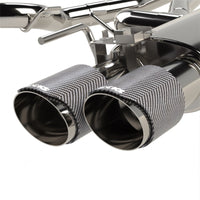 Kooks Headers Kooks 18-24 Ford Mustang GT 5.0 3in. Valved Touring Cat-Back Exhaust - Carbon Tips