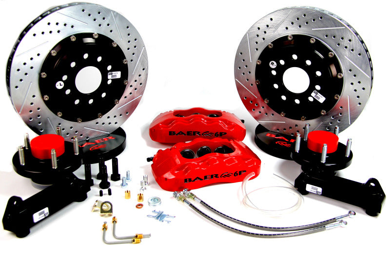 Baer Brakes STD Studs 14in Pro+ Front SDZ Brake Kit - Hugger Orange