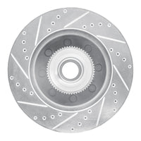 R1 Concepts R1 05-07 Ford F-250 2WD (Super Duty) Front Right Drilled & Slotted Silver Brake Rotor