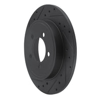 R1 Concepts R1 02-10 Ford Explorer Rear Left Drilled & Slotted Black Brake Rotor