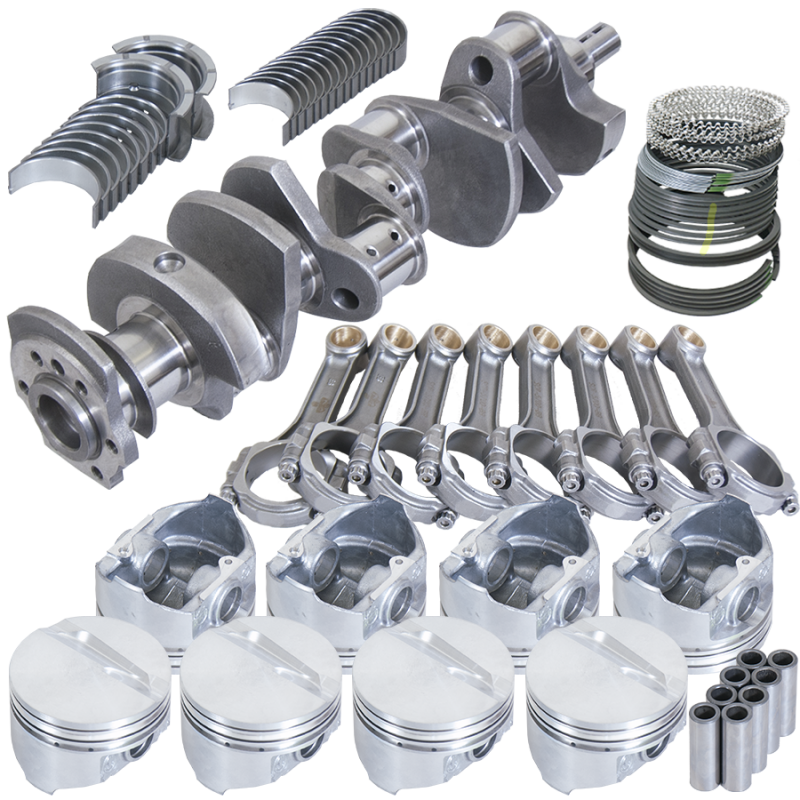 Eagle Chevy 350 3.750in Crank 5.700in I-Beam Rods -7cc Flat Top 4.060in Pistons Rotating Assembly