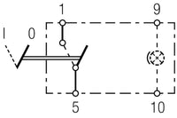 Hella Switch Rocker Spst W/ Loc Light
