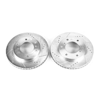 PowerStop Power Stop 00-06 Mitsubishi Montero Front Evolution Drilled & Slotted Rotors - Pair