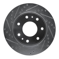 R1 Concepts R1 09-09 Ford F-150 RWD Front Left Drilled & Slotted Silver Brake Rotor