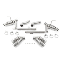 Mishimoto 2016+ Chevrolet Camaro SS Quad-Tip Pro Axle-Back Exhaust w/ Polished Tips