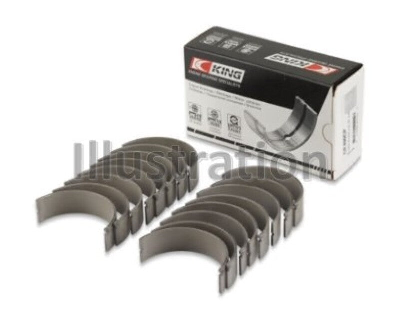 King Engine Bearings Ford 391Ci 32V Turbo V8 Power Stroke Diesel Rod Bearings - Size +0.25mm