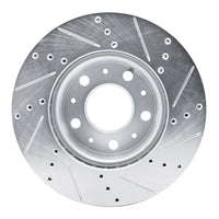 R1 Concepts R1 14-25 Ram Promaster 2500 Front Left Drilled & Slotted Silver Brake Rotor