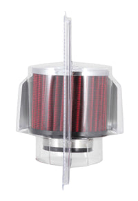 K&N Engineering K&N 1.5in Flange ID x 3in OD x 2.5in Height Clamp On Crankcase Vent Filter
