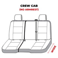 Covercraft 14 Chevrolet Silverado Polycotton SeatSaver Custom Second Row Seat Covers - Grey