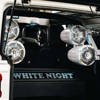 DS18 Marine And Powersports Towers 8in 125 Watts RMS RGB LED Lights White