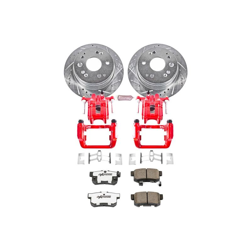 PowerStop Power Stop 01-03 Acura CL Rear Z26 Street Warrior Brake Kit w/Calipers