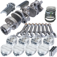 Eagle Chevy LT1350 1Pc 3.750in Crank 6.000in I-Beam Rods -18cc 4.000in Pistons Rotating Assembly