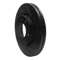 R1 Concepts R1 02-02 Kia Sedona Front Right Drilled & Slotted Black Brake Rotor