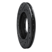 R1 Concepts R1 92-04 Hummer H1 Front/Rear Right Drilled & Slotted Black Brake Rotor